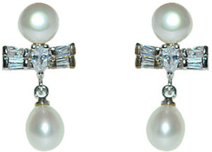 MP Fine Jewellery Attractive Pair of Tops Zircon Alloy Drop Earring