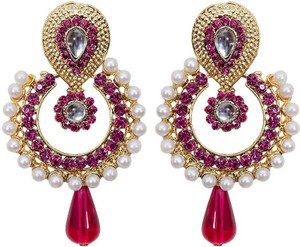 Jewels Gehna Cubic Zirconia Alloy Chandelier Earring