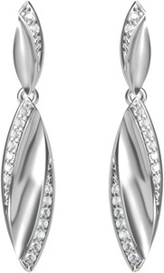 Kirati Cubic Zirconia Silver Stud Earring