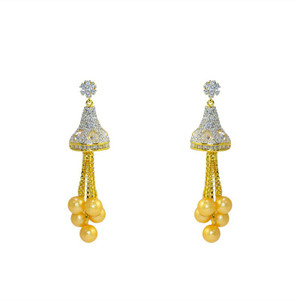 MP Fine Jewellery Designer Drop Tops For Women Zircon Alloy Drop Earring