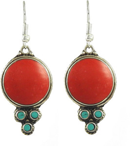 Miska Silver Designer German Silver Dangle Earring
