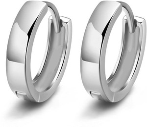 Silver Shoppee Elegant Me Sterling Silver Huggie Earring