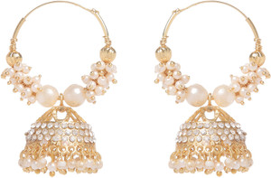 GoldNera 2 Become 1 Alloy Jhumki Earring