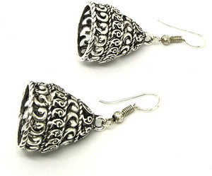 GoldNera Antique Grace Alloy Jhumki Earring