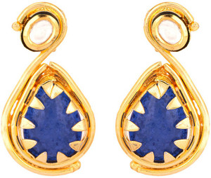 Rajwada Arts Fusion Style Brass Drop Earring