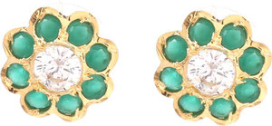 GoldNera Costabarava Brass Stud Earring