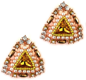 Jazz Jewellery CZ Antique Design Traditional For Women Alloy Stud Earring