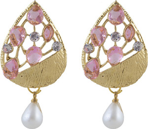 Inaya Everyday::Religious::Wedding & Engagement Brass Drop Earring