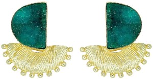 Zaveri Pearls Vogue Brass Stud Earring
