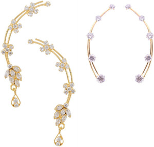 Archi Collection Style Diva Cubic Zirconia Alloy Earring Set