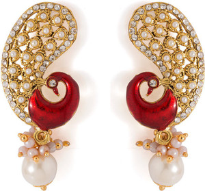 Voylla Artificial Classic Plain Alloy Dangle Earring