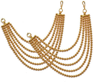 Pourni Ear Chain Kaanchain Brass Clip-on Earring