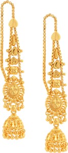 Fashionaya Traditional Gold Brass Jhumki Earring