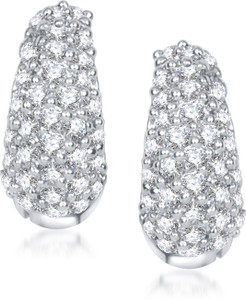 VK Jewels Nice Cubic Zirconia Alloy Hoop Earring