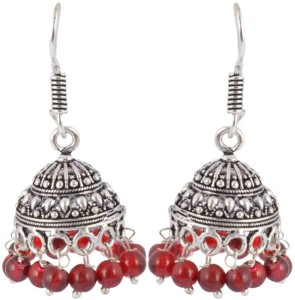 Waama Jewels Silver Brass Jhumki For Gift wear every day Girl earring Metal Jhumki Earring