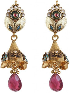 Rajwada Arts Brass Jhumki Earring