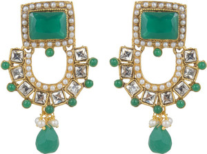 Inaya Designer Brass Drop Earring
