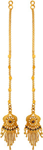 GoldNera Kanchain Beautiful Brass Dangle Earring