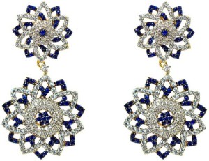 MP Fine Jewellery Elegant Pair Of Tops Cubic Zirconia Alloy Drop Earring