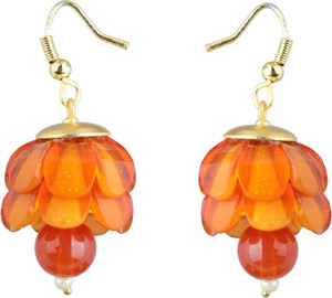 Waama Jewels Rajwada Theme Bollywood Inspired Jaipur Handmade Latest for Women And Girls Pearl Brass Drop Earring