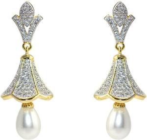 MP Fine Jewellery Exclusive Pair Of Tops Zircon Alloy Drop Earring