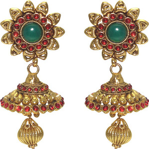 MP Fine Jewellery Adorable pair of Tops Zircon Alloy Jhumki Earring