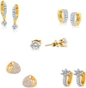 Jewels Galaxy Precious Collection JGR548 Alloy Earring Set