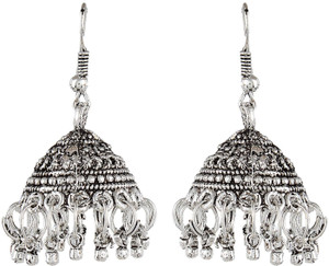 CTW Oxidise Fusion Style Alloy Jhumki Earring