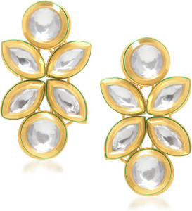 VK Jewels Admirable Kundan Alloy Drop Earring