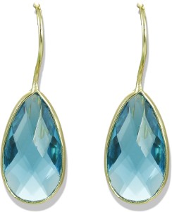 Zaveri Pearls Shiny Brass Dangle Earring
