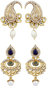 Styylo Fashion Diva Style Zircon Alloy Earring Set