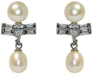 MP Fine Jewellery Exclusive Pair of Tops Zircon Alloy Drop Earring