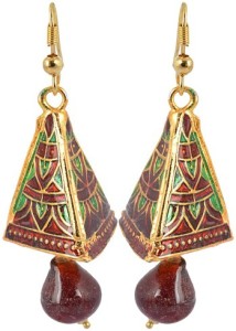 Waama Jewels Golden Brass Jhumki Earrings gift for dear women Girls Metal Jhumki Earring