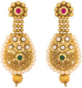 Rajwada Arts Modern Style Brass Drop Earring