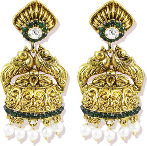 Zaveri Pearls Sparkling Zinc Jhumki Earring