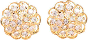 Tsquare Akshata Cubic Zirconia Brass Stud Earring