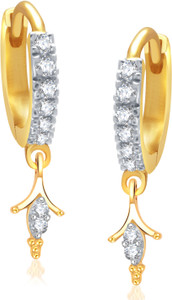 VK Jewels Elegant Cubic Zirconia Alloy Huggie Earring