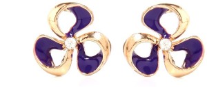 GoldNera Floral Spring Alloy Stud Earring