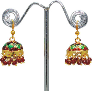 Sanaa Creations diwali offer TRADITIONAL PAIR OF COLORFUL FOR ANY OCCASION Alloy Jhumki Earring