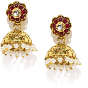 Zaveri Pearls gold Zinc Jhumki Earring