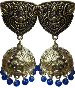 Ozanoo SPARKING GOLDEN Alloy Jhumki Earring