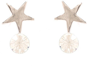GoldNera Start Solitaire Design Alloy Stud Earring