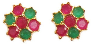 Vinayak pleasant cluster Onyx Alloy Stud Earring