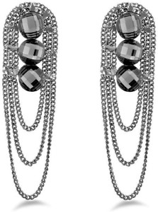Flipkart Buy Jazz Jewellery Fancy Style Black Color Earrings