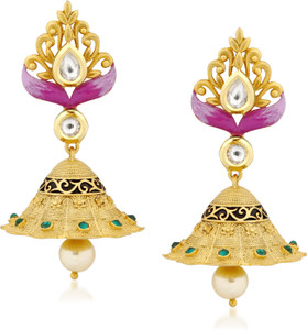 VK Jewels Traditional Look Alloy Jhumki Earring