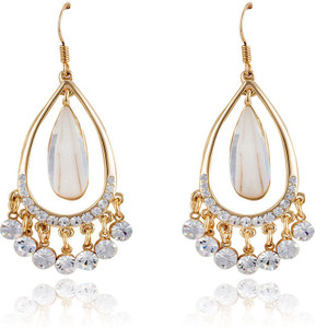 Colors of Sin Elegant crystal Alloy Dangle Earring, Drop Earring, Chandelier Earring