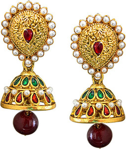 Surat Diamond Royal Princess Metal Drop Earring
