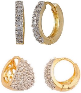 Jewels Gehna Cubic Zirconia Alloy Earring Set