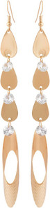 Voylla Artificial Classic Plain Cubic Zirconia Alloy Dangle Earring