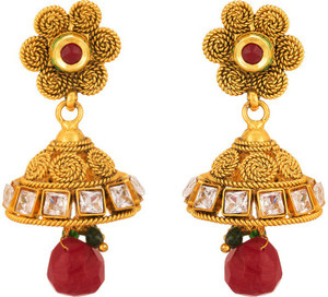 Rajwada Arts Tradtional Style Brass Jhumki Earring